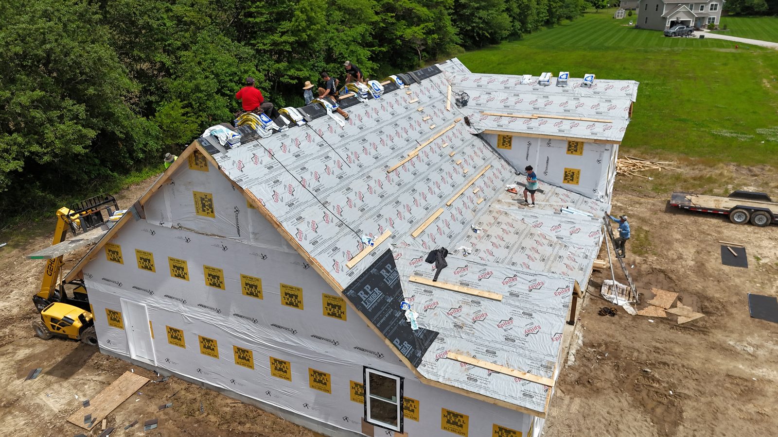 Full roof replacement new construction